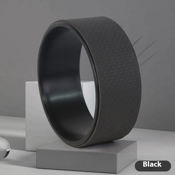 TPE Printing Yoga Wheel Home Non-slip Bodybuilding Slimming Waterproof Shock Absorption Accessories - Image 2