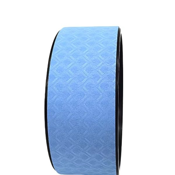 TPE Printing Yoga Wheel Home Non-slip Bodybuilding Slimming Waterproof Shock Absorption Accessories - Image 9
