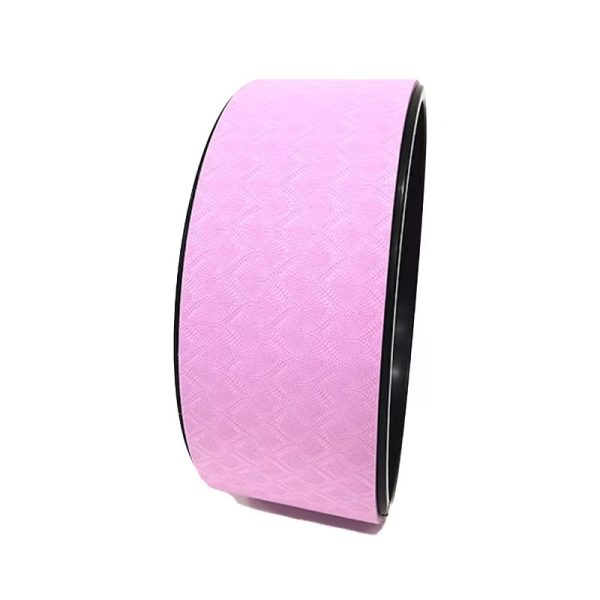 TPE Printing Yoga Wheel Home Non-slip Bodybuilding Slimming Waterproof Shock Absorption Accessories - Image 7